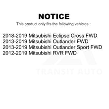 Charger l&#39;image dans la galerie, Rear Wheel Bearing Hub Assembly Pair For Mitsubishi Outlander Sport Eclipse RVR