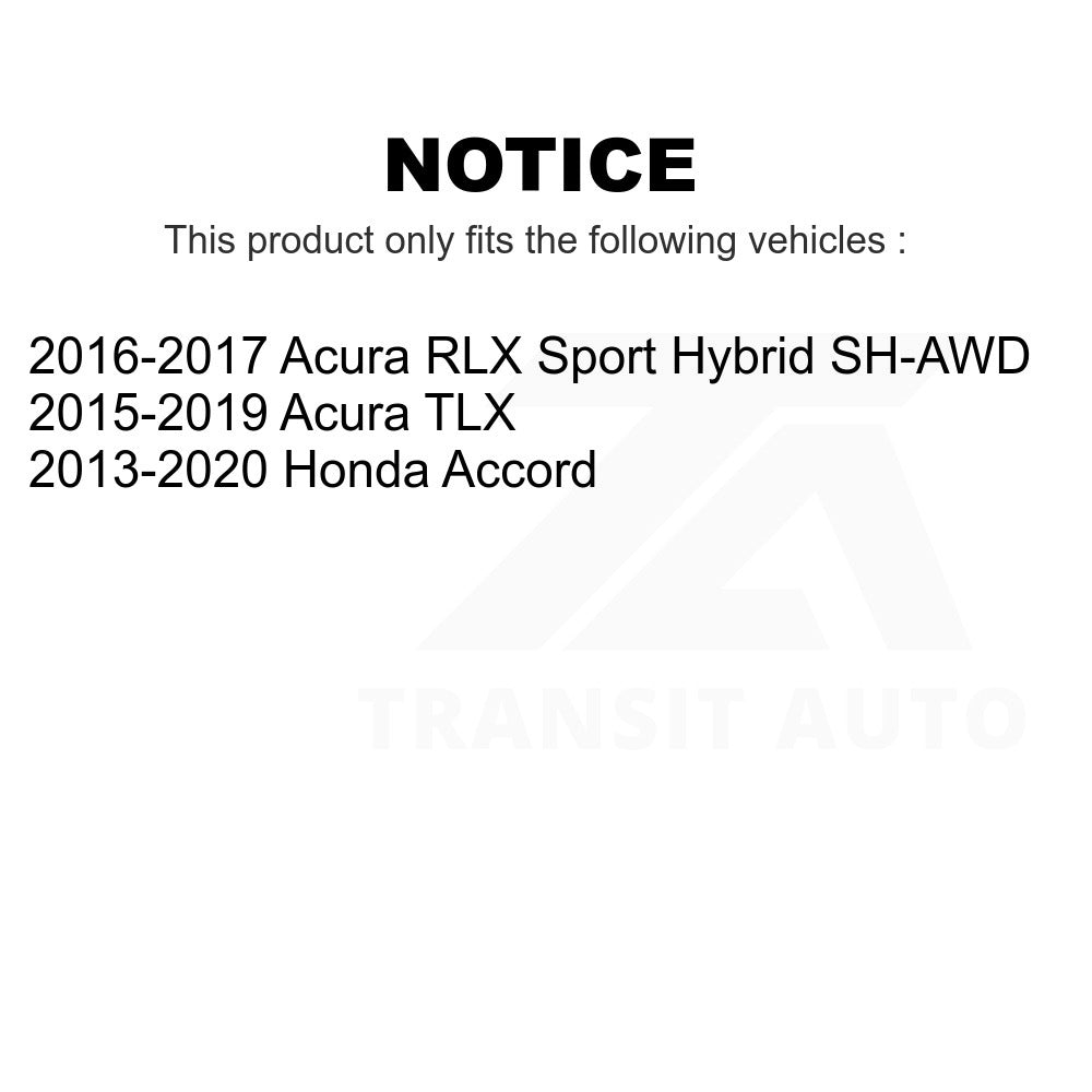 Front Wheel Bearing Pair For Honda Accord Acura TLX RLX