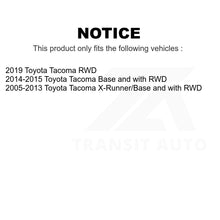 Charger l&#39;image dans la galerie, Front Wheel Bearing And Race Set Pair For Toyota Tacoma