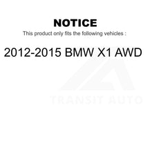 Charger l&#39;image dans la galerie, Front Wheel Bearing And Hub Assembly Pair For 2012-2015 BMW X1 AWD
