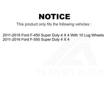 Charger l&#39;image dans la galerie, Front Wheel Bearing And Hub Assembly Pair For Ford F-450 Super Duty F-550 4 X