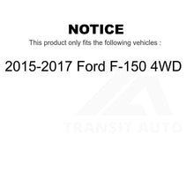 Charger l&#39;image dans la galerie, Front Wheel Bearing And Hub Assembly Pair For 2015-2017 Ford F-150 4WD