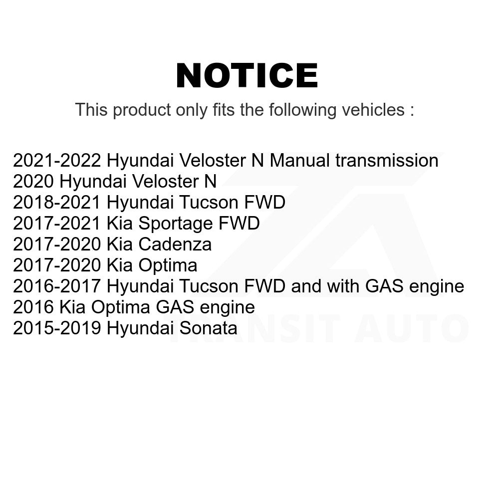 Front Rear Wheel Bearing Hub Assembly Kit For Hyundai Sonata Kia Tucson Optima N