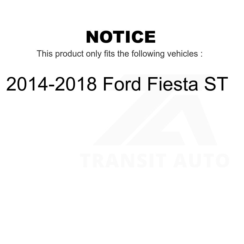 Front Rear Wheel Bearing Kit For 2014-2018 Ford Fiesta ST