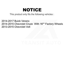 Charger l&#39;image dans la galerie, Front Rear Wheel Bearing Hub Assembly Kit For Chevrolet Cruze Buick Verano Volt