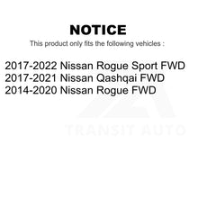 Charger l&#39;image dans la galerie, Front Rear Wheel Bearing &amp; Hub Assembly Kit For Nissan Rogue Sport Qashqai FWD