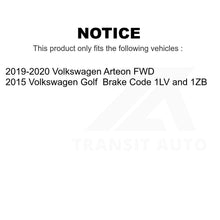 Charger l&#39;image dans la galerie, Front Rear Wheel Bearing &amp; Hub Assembly Kit For Volkswagen Golf Arteon