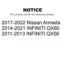 Charger l&#39;image dans la galerie, Front Rear Wheel Bearing &amp; Hub Assembly Kit For INFINITI Nissan Armada QX80 QX56