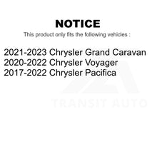 Load image into Gallery viewer, Front Wheel Bearing And Hub Assembly Pair For Chrysler Pacifica Voyager Grand