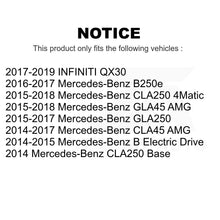 Charger l&#39;image dans la galerie, Front Wheel Bearing Pair For Mercedes-Benz CLA250 GLA250 Infiniti QX30 CLA45 AMG