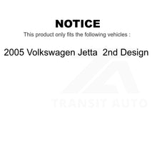 Charger l&#39;image dans la galerie, Front Rear Wheel Bearing &amp; Hub Assembly Kit For 2005 Volkswagen Jetta 2nd Design