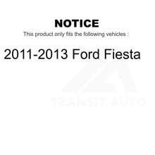 Load image into Gallery viewer, Front Rear Wheel Bearing And Hub Assembly Kit For 2011-2013 Ford Fiesta