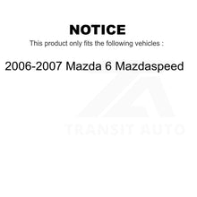 Charger l&#39;image dans la galerie, Front Rear Wheel Bearing And Hub Assembly Kit For 2006-2007 Mazda 6 Mazdaspeed