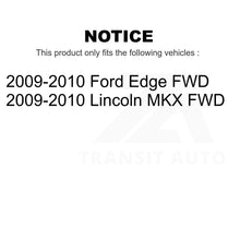 Charger l&#39;image dans la galerie, Front Rear Wheel Bearing And Hub Assembly Kit For Ford Edge Lincoln MKX FWD