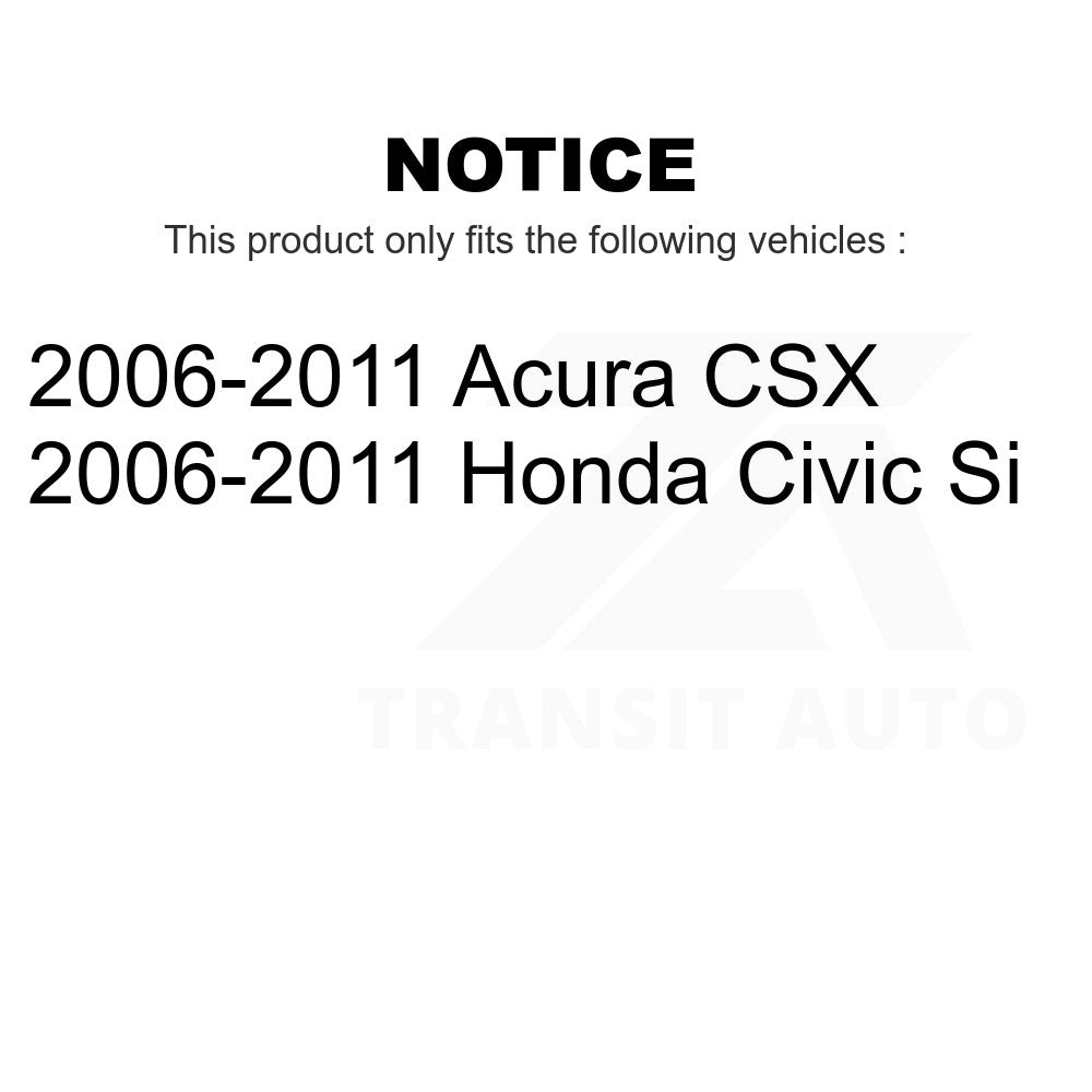 Front Rear Wheel Bearing & Hub Assembly Kit For 2006-2011 Honda Civic Acura CSX