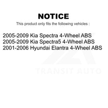 Load image into Gallery viewer, Front Rear Wheel Bearing And Hub Assembly Kit For Hyundai Elantra Kia Spectra