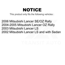 Load image into Gallery viewer, Front Rear Wheel Bearing And Hub Assembly Kit For Mitsubishi Lancer