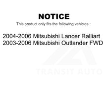 Charger l&#39;image dans la galerie, Front Rear Wheel Bearing And Hub Assembly Kit For Mitsubishi Lancer Outlander