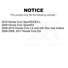 Load image into Gallery viewer, Front Rear Wheel Bearing And Hub Assembly Kit For Honda Civic