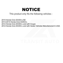 Charger l&#39;image dans la galerie, Front Rear Wheel Bearing And Hub Assembly Kit For Honda Civic