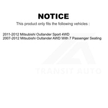 Load image into Gallery viewer, Front Rear Wheel Bearing And Hub Assembly Kit For Mitsubishi Outlander Sport