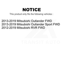 Charger l&#39;image dans la galerie, Front Rear Wheel Bearing Hub Assembly Kit For Mitsubishi Outlander Sport RVR FWD