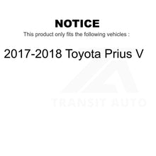 Load image into Gallery viewer, Front Rear Wheel Bearing And Hub Assembly Kit For 2017-2018 Toyota Prius V