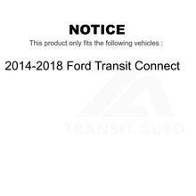 Charger l&#39;image dans la galerie, Front Rear Wheel Bearing And Hub Assembly Kit For 2014-2018 Ford Transit Connect