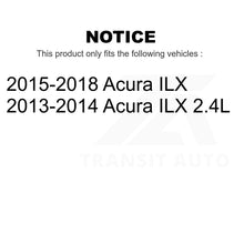 Load image into Gallery viewer, Front Rear Wheel Bearing And Hub Assembly Kit For Acura ILX