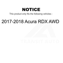 Charger l&#39;image dans la galerie, Front Rear Wheel Bearing And Hub Assembly Kit For 2017-2018 Acura RDX AWD