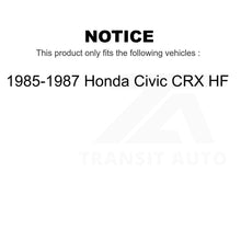 Load image into Gallery viewer, Front Rear Wheel Bearing And Hub Assembly Kit For 1985-1987 Honda Civic CRX HF