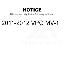 Charger l&#39;image dans la galerie, Front Rear Wheel Bearing &amp; Hub Assembly Kit For 2011-2012 VPG MV-1