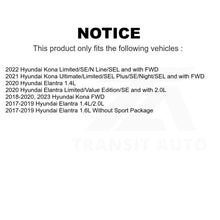 Load image into Gallery viewer, Rear Wheel Bearing And Hub Assembly Pair For Hyundai Elantra Kona