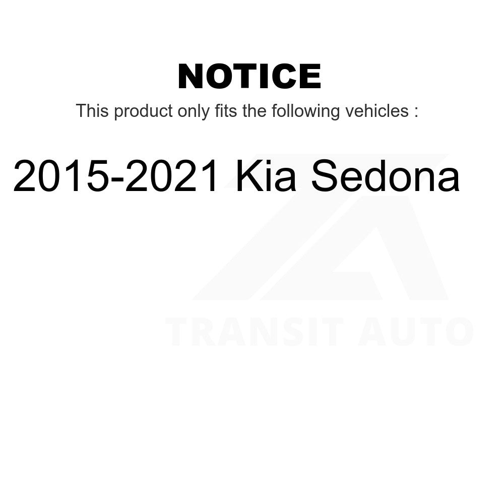 Rear Wheel Bearing And Hub Assembly Pair For 2015-2021 Kia Sedona