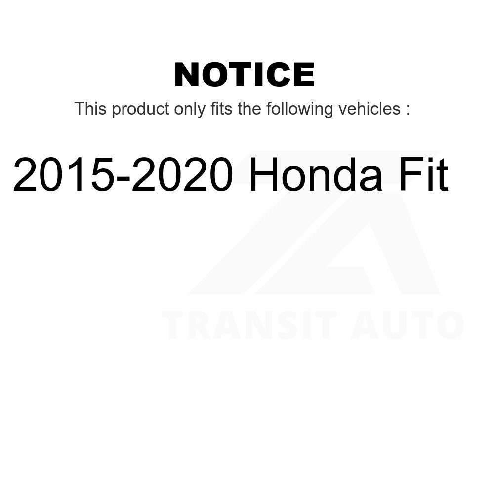 Rear Wheel Bearing And Hub Assembly Pair For 2015-2020 Honda Fit