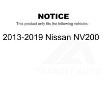 Charger l&#39;image dans la galerie, Front Rear Wheel Bearing &amp; Hub Assembly Kit For 2013-2019 Nissan NV200