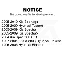 Charger l&#39;image dans la galerie, Rear Suspension Strut Shock Mounting Kit For Hyundai Kia Elantra Spectra Tucson
