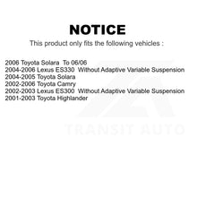Charger l&#39;image dans la galerie, Front Rear Suspension Strut Shock Mounting Kit For Toyota Camry Lexus Highlander