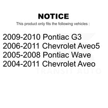 Charger l&#39;image dans la galerie, Front Rear Suspension Strut Shock Mounting Kit For Chevrolet Aveo Aveo5 Pontiac