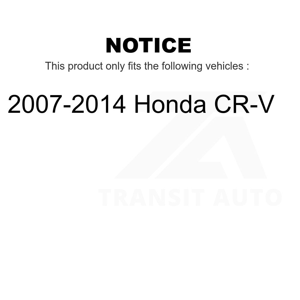 Front Rear Suspension Strut Shock Mounting Kit For 2007-2014 Honda CR-V