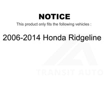 Charger l&#39;image dans la galerie, Front Rear Suspension Strut Shock Mounting Kit For 2006-2014 Honda Ridgeline