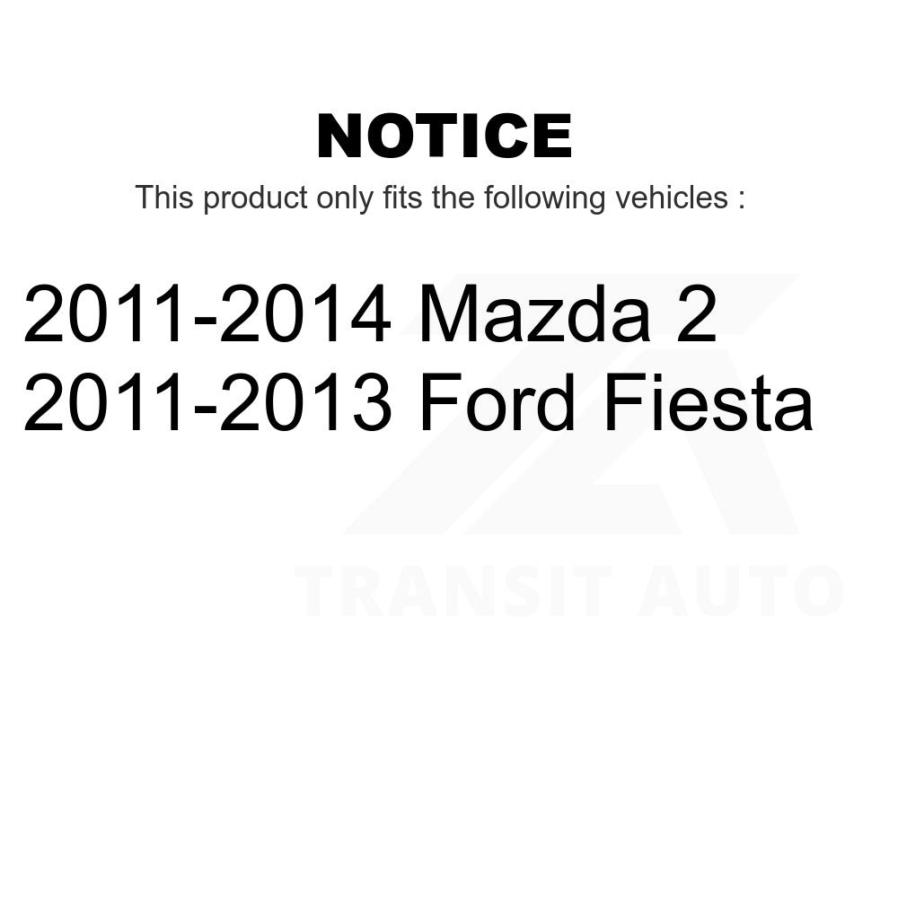 Front Rear Suspension Strut Shock Mounting Kit For Ford Fiesta Mazda 2