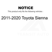 Charger l&#39;image dans la galerie, Front Suspension Strut Shock Mounting Pair For 2011-2020 Toyota Sienna