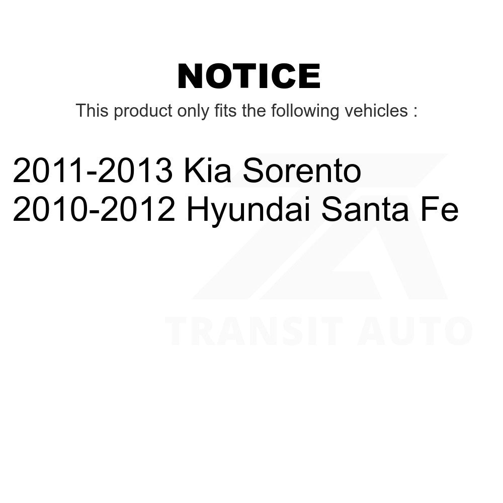 Front Suspension Strut Shock Mounting Pair For Kia Sorento Hyundai Santa Fe