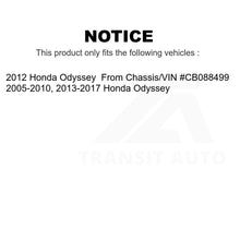 Charger l&#39;image dans la galerie, Front Suspension Strut Shock Mounting Pair For Honda Odyssey