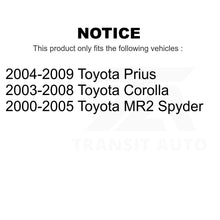 Charger l&#39;image dans la galerie, Front Suspension Strut Shock Mounting Pair For Toyota Corolla Prius MR2 Spyder