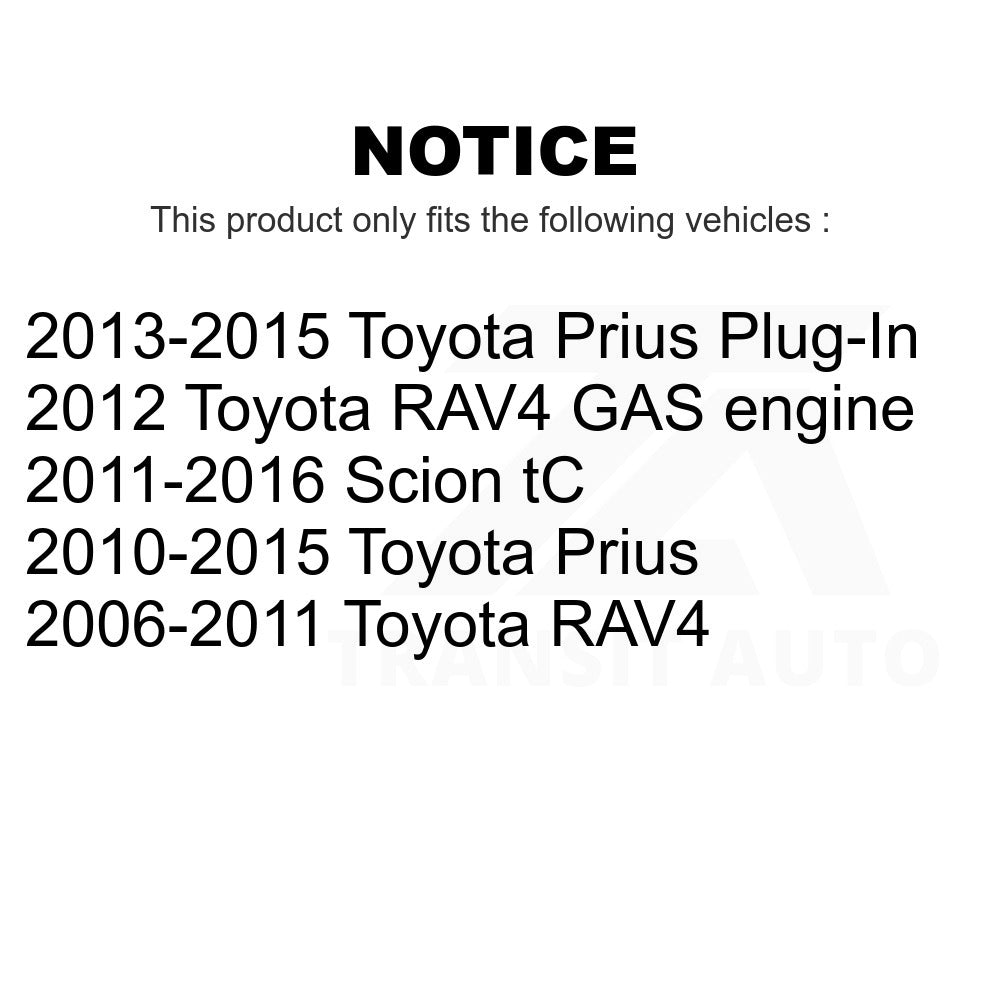 Front Suspension Strut Shock Mounting Pair For Toyota RAV4 Prius Scion tC