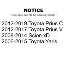 Load image into Gallery viewer, Front Suspension Strut Shock Mounting Pair For Toyota Yaris Prius C V Scion xD