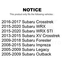 Charger l&#39;image dans la galerie, Front Suspension Strut Shock Mounting Pair For Subaru Forester Impreza Outback