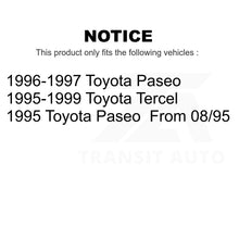 Charger l&#39;image dans la galerie, Rear Suspension Strut Shock Mounting Pair For Toyota Tercel Paseo